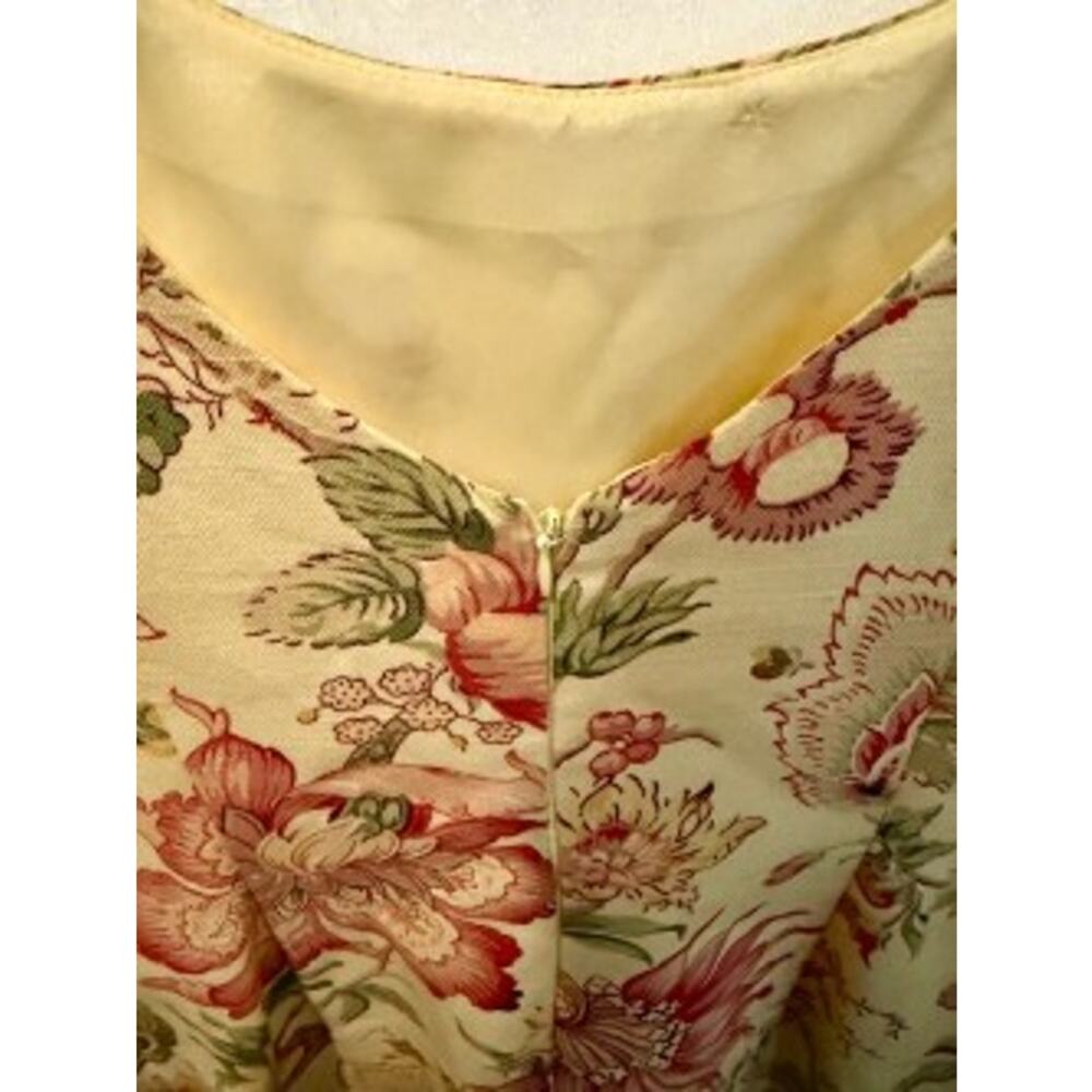Vintage Maggy London Floral Slip Dress Cottagecore Midi Dress Size 8 - Picture 10 of 11